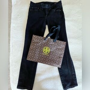 TORY BURCH dark navy skinny jeans